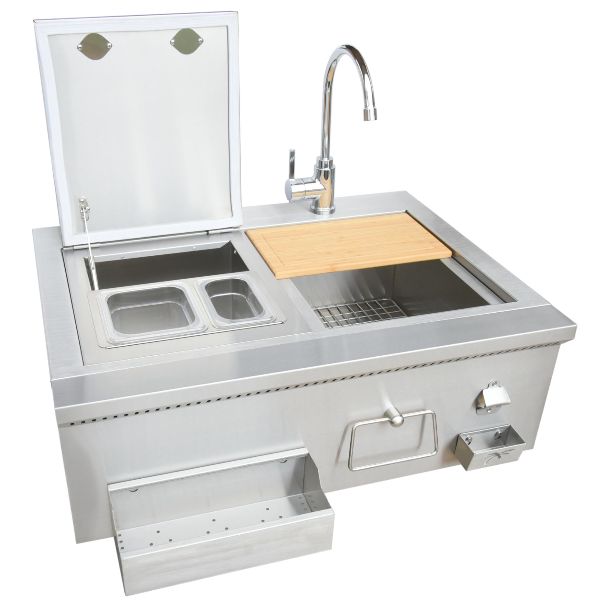 KoKoMo Grills 30” Cocktail Station with Sink