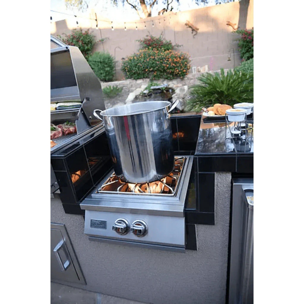 KoKoMo Grills Built-in Power Burner with Removable Grate for Wok