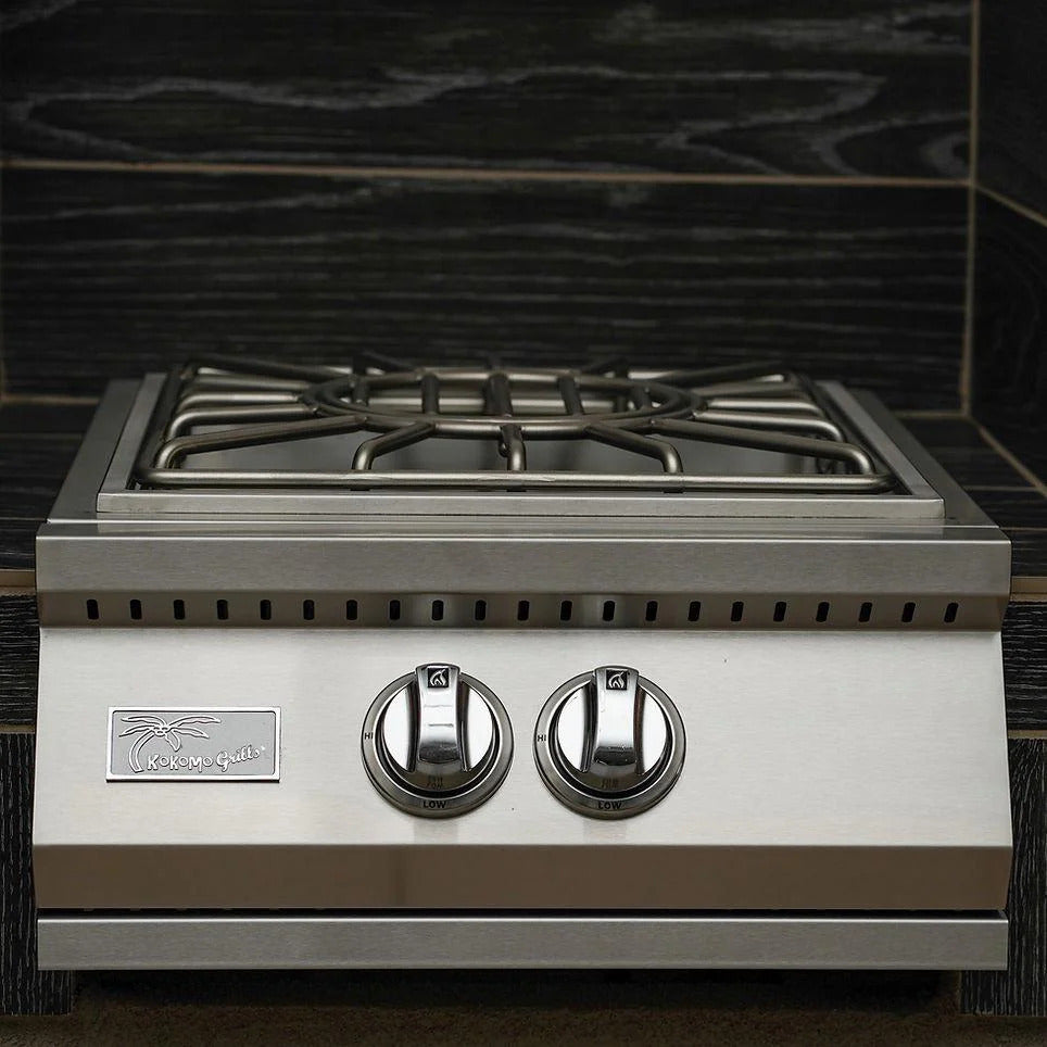 KoKoMo Grills Built-in Power Burner with Removable Grate for Wok
