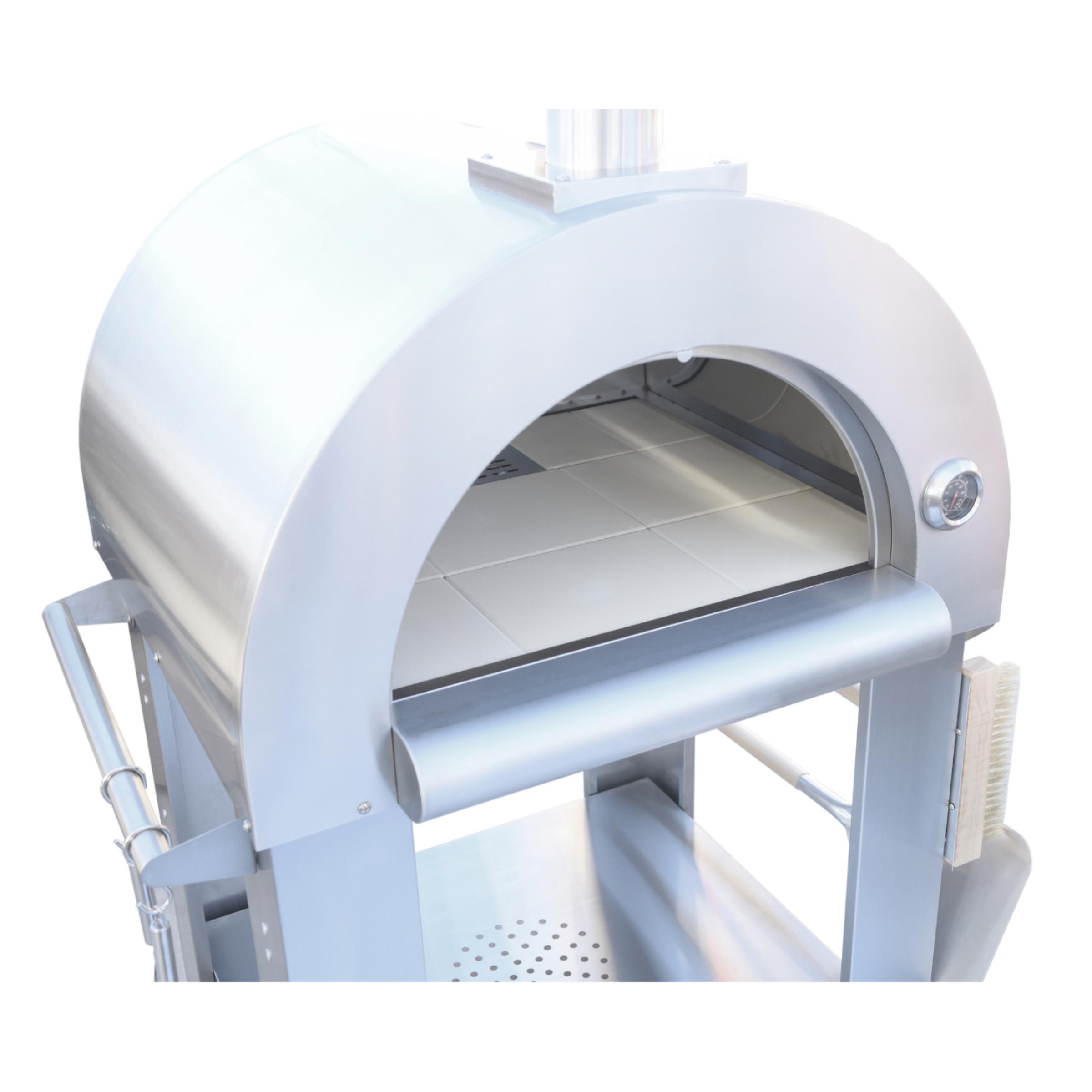 Kokomo 32” Wood Fired Stainless Steel Pizza Oven