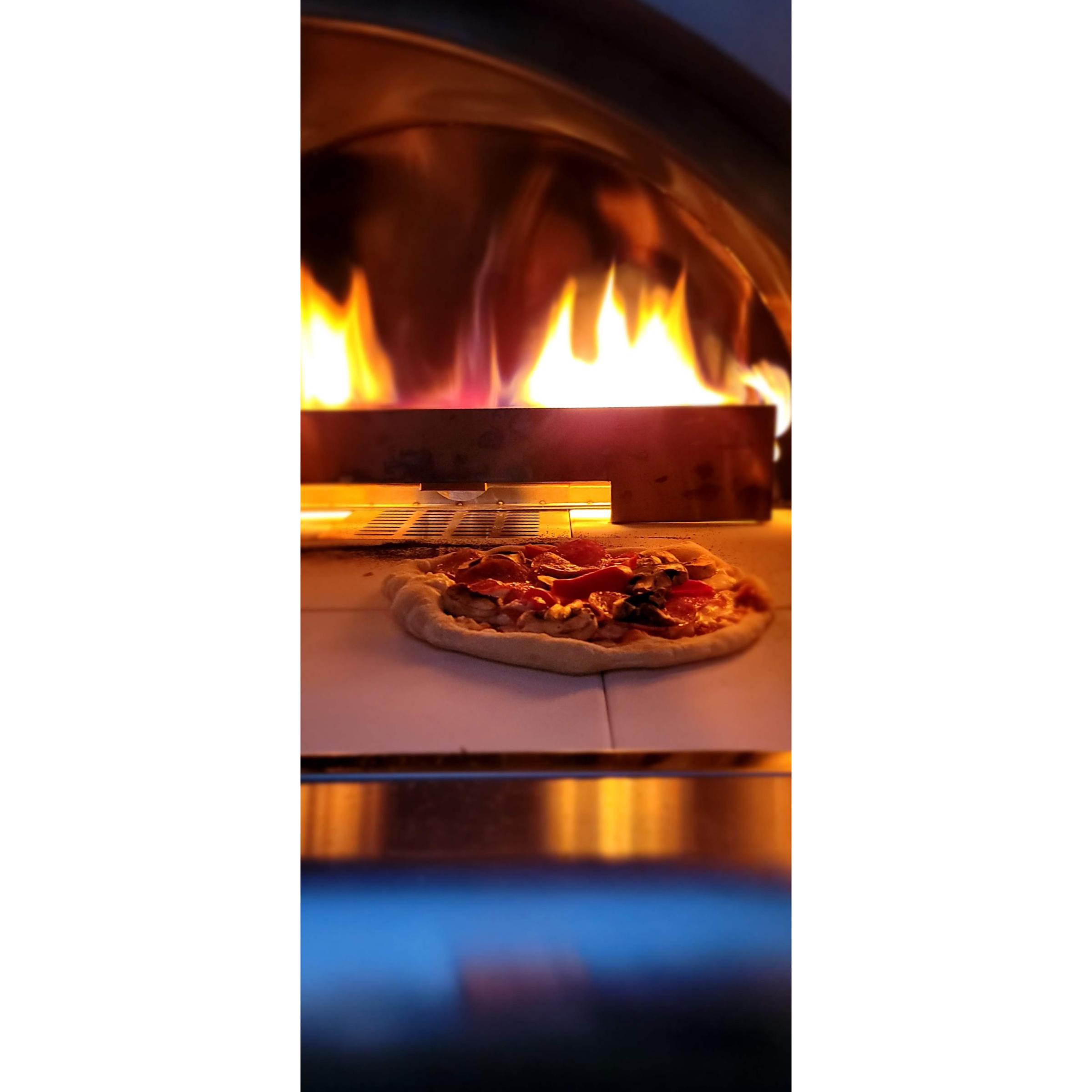 Kokomo 32 Inch Dual Fuel Gas or Wood Fired Stainless Steel Pizza Oven