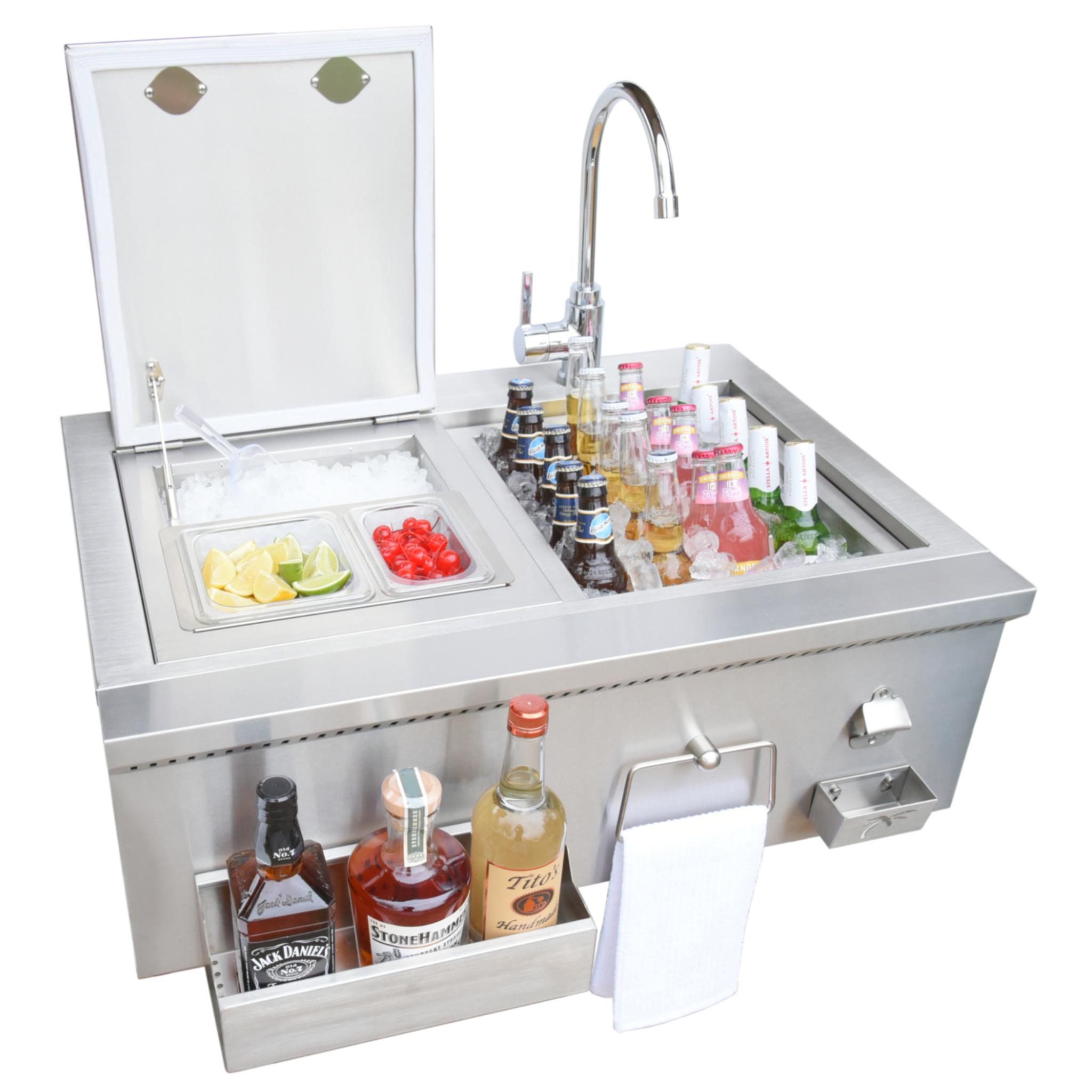 KoKoMo Grills 30” Cocktail Station with Sink