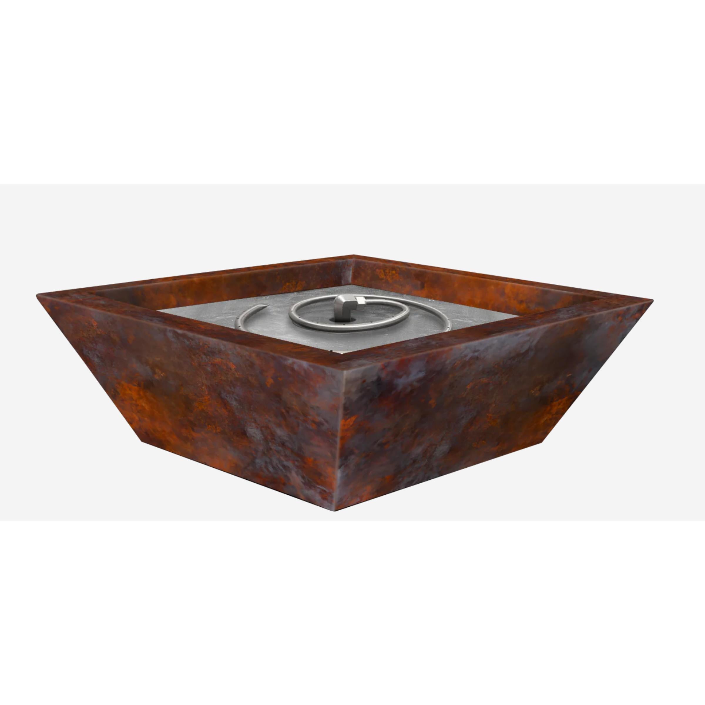 Phoenix Precast- Copper Fire Bowl Hot Patina