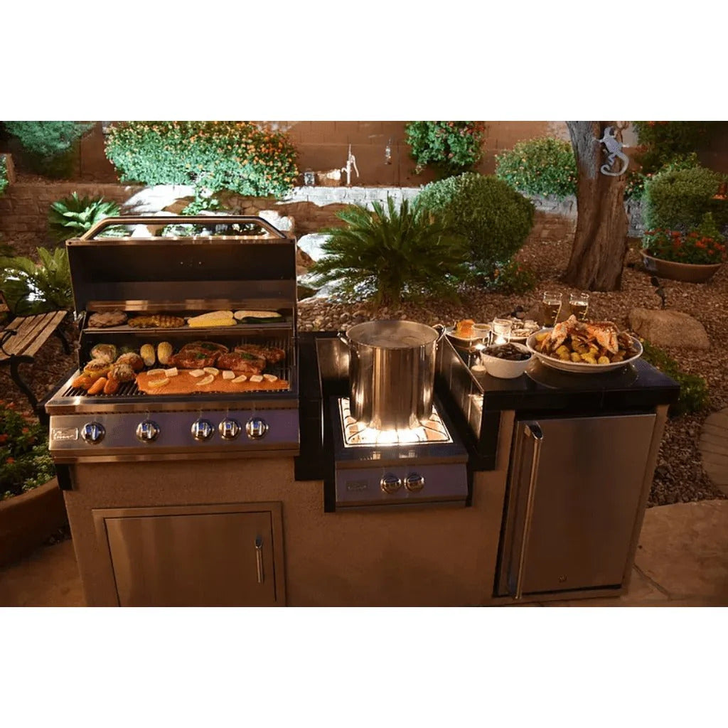 KoKoMo Grills  Built-in Power Burner with Removable Grate for Wok